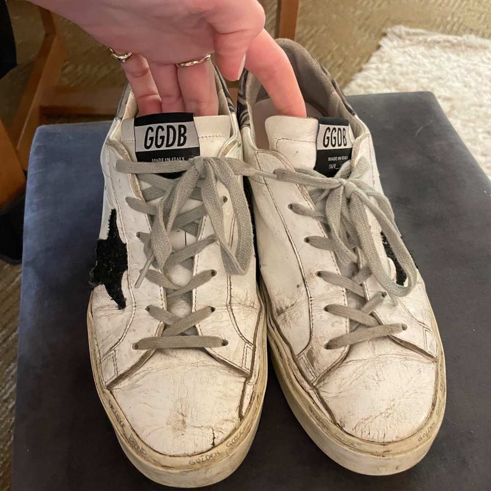 Golden Goose Hi Star Zebra